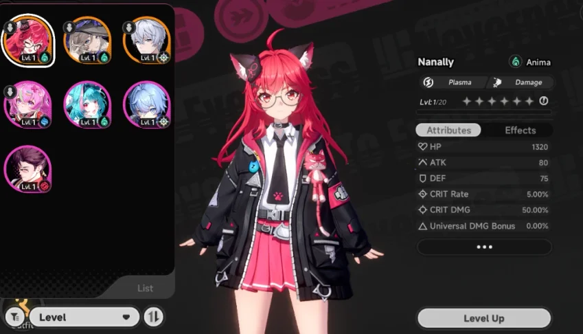 NTE - Nanally C1 + Jiuyuan + Seletor S + Seletor Banner