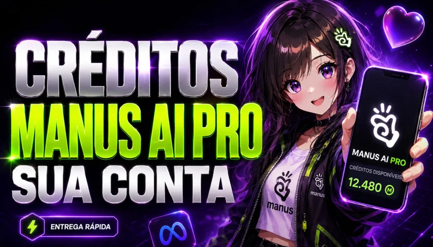Créditos Baratos Manus Ia Pro+ [ Recarga Direto Na Conta ]