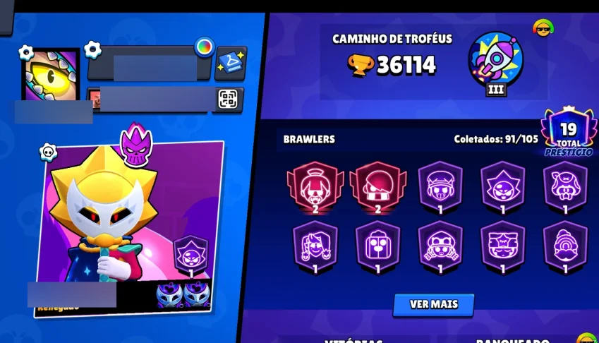 Vendo conta de braw star barata.