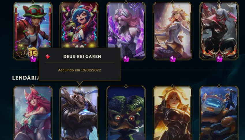 Conta league of legends