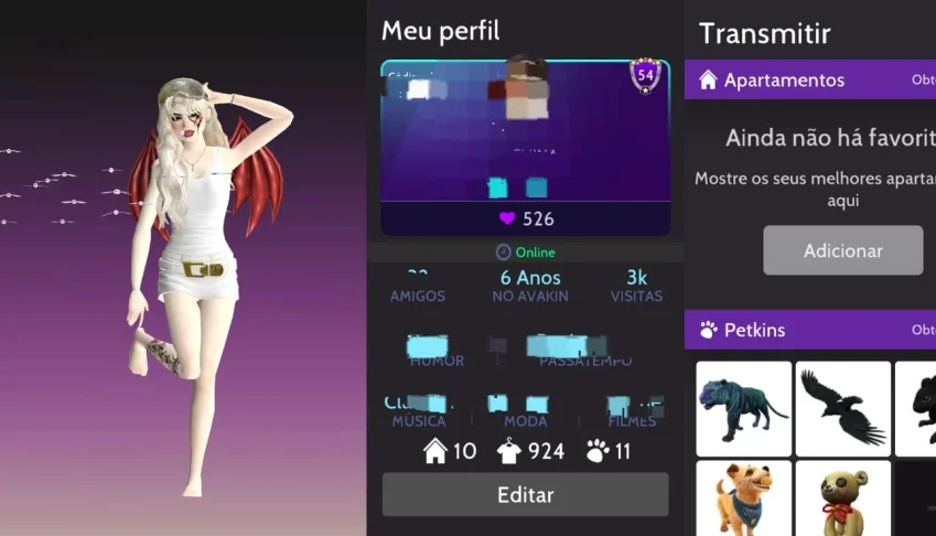 Conta de avakin life - feminina