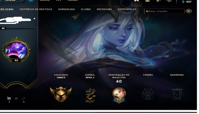 CONTA SMURF -50 JOGOS, GOLD 2