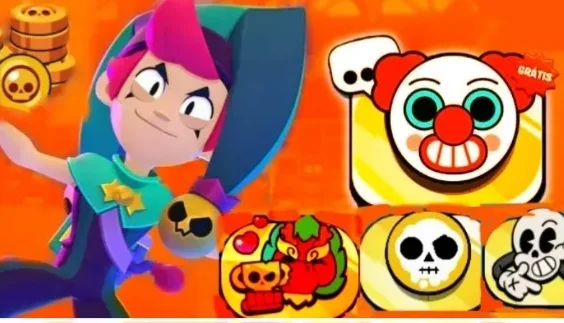 Brawl Stars, Pin Palhaço + Reações