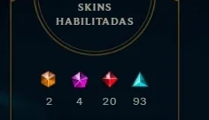 Vendo conta de lol 272 Skins ELO: Mestre