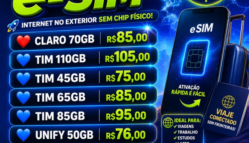 Esim Ja Cadastrado Com Internet E Numero