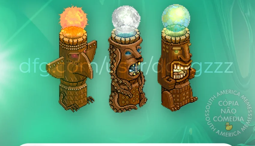 TOTEM COMPLETO HABBO - PEGUE SEUS EFEITOS