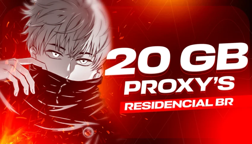 🛜 Proxy Residencial Fixo BR - 20GB