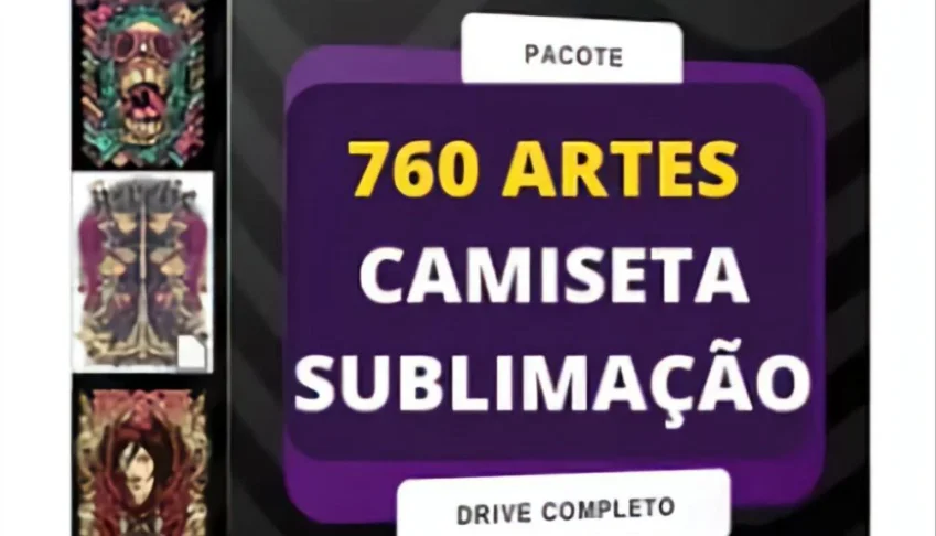 Pacote Hardcore Rock 700+ Artes para Sublimação de Camiseta