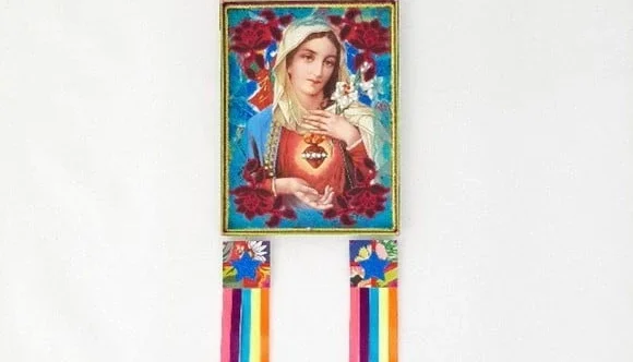 Estandarte de Santo - Sagrado Coração de Maria