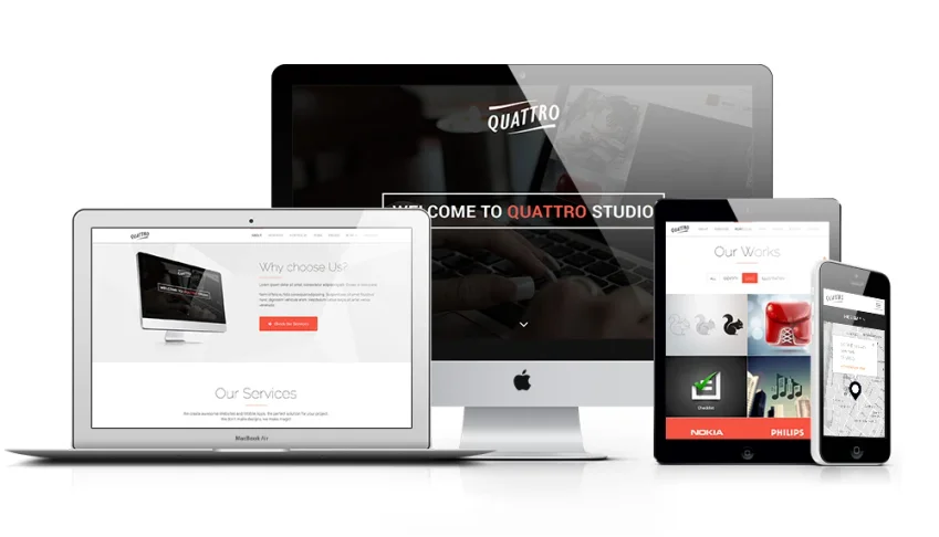 Quattro Site + Blog + Admin