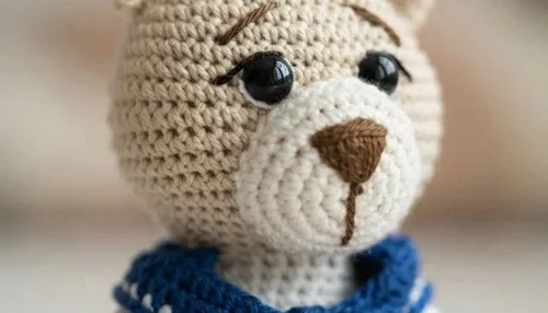 Urso Marinheiro Médio Amigurumi