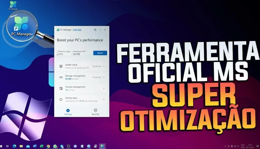 🔥 PC manager 3.0: Otimizador Oficial da Microsoft 🌌