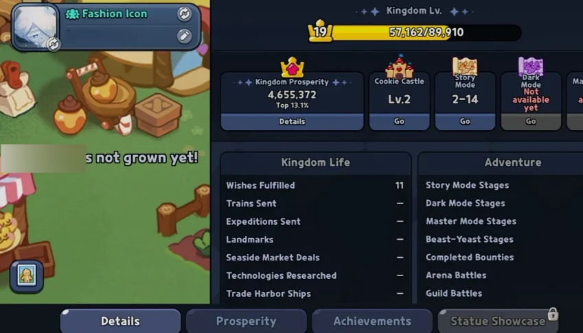 Venda conta inicial (cookies run kingdom)