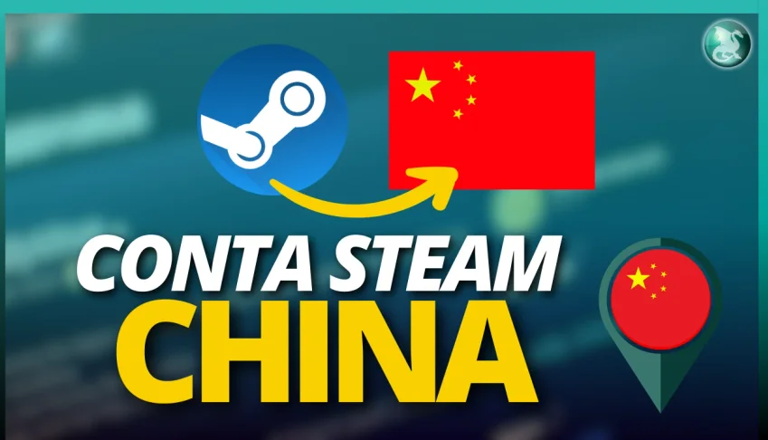 Conta Steam na Região da CHINA com SEUS DADOS - ON 24H