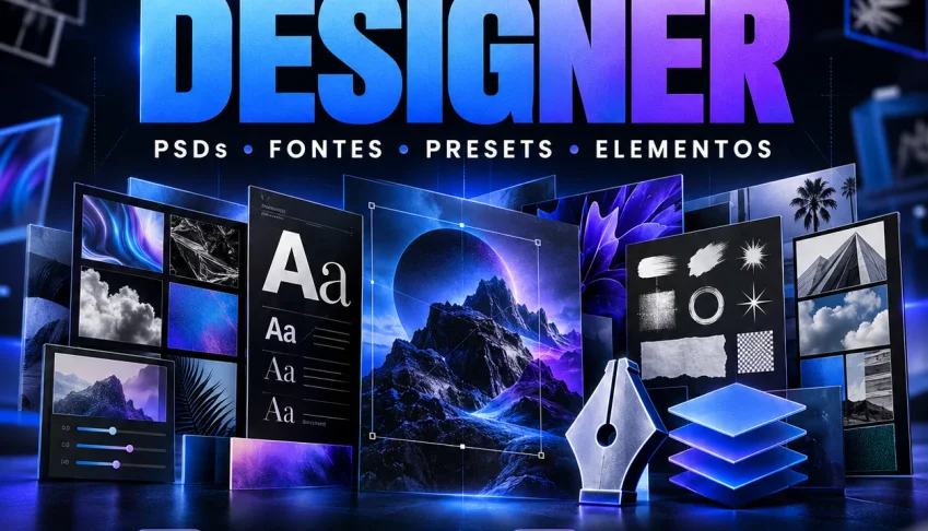 Pack Designer Completo: +200 GB de Recursos Criativos
