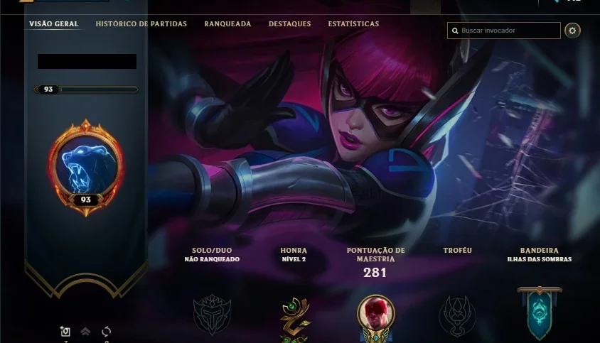 CONTA PERFEITA 81 SKINS 86 CAMPEÕES E MUITO ESPÓLIO!
