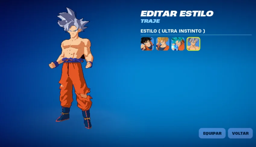 Conta Fortnite 5 Skins | Goku 4 estilos