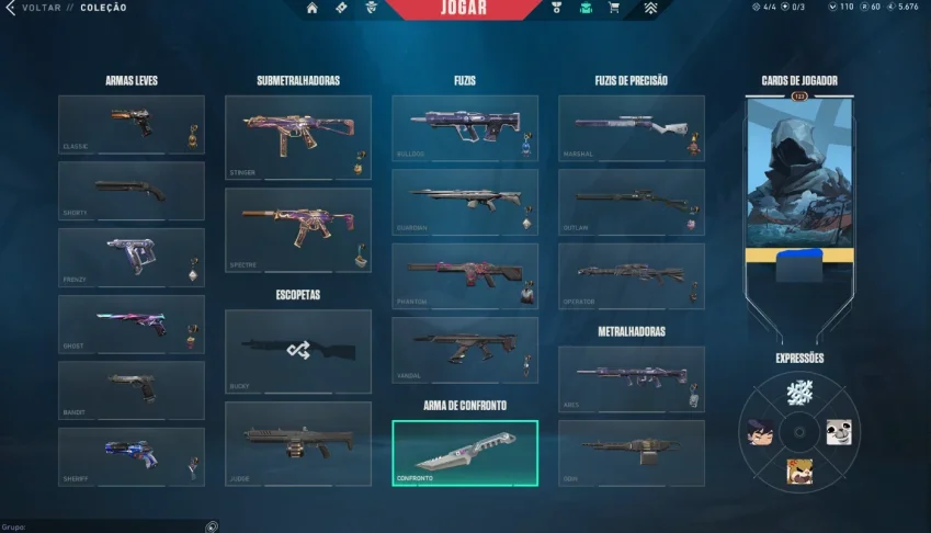 pra hj! conta valorant ouro 1com kuronami vandal + 37 skins 
