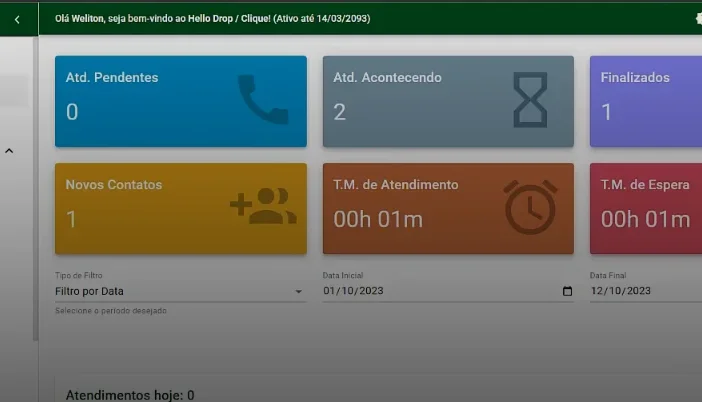 Whaticket Sistema de Multi Atendimento SAAS ENVIO AUTOMÁTICO