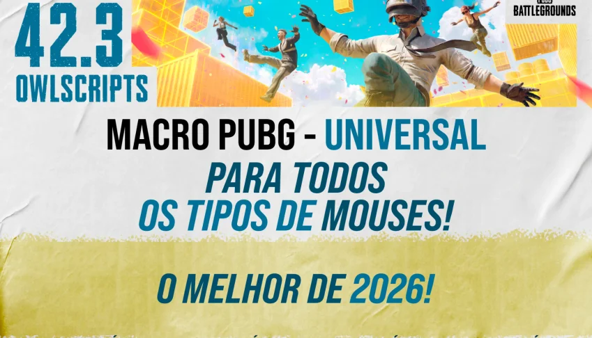 MACRO - PUBG STEAM - (VITALICIO) UNIVERSAL TODOS MOUSES