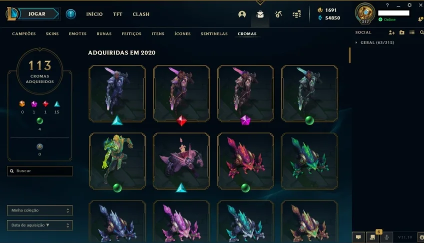 Conta League of Legends
