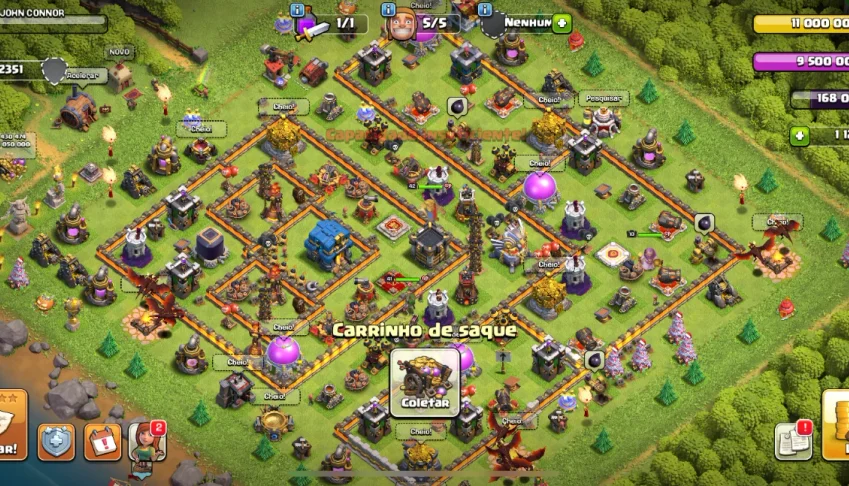 Conta Clash Of Clans Cv 12 Inicio