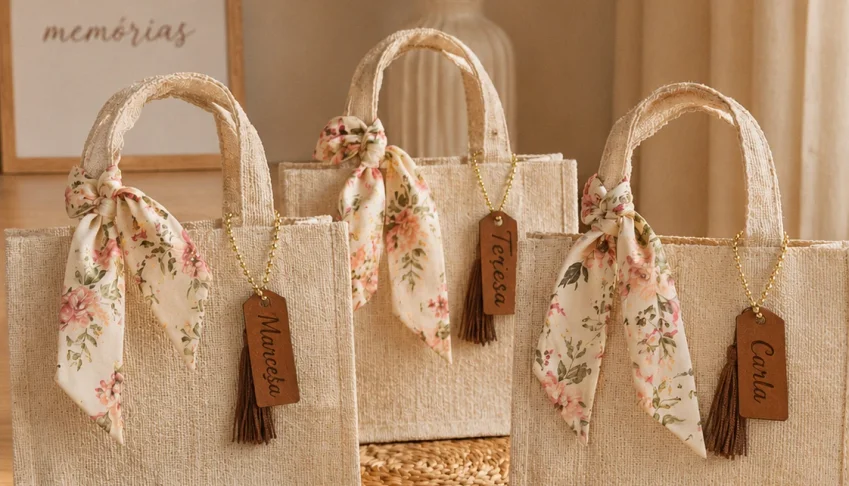 Bolsa Milão Sintético Palha para Madrinhas de Casamento