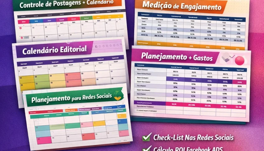 Planilhas De Midias Sociais