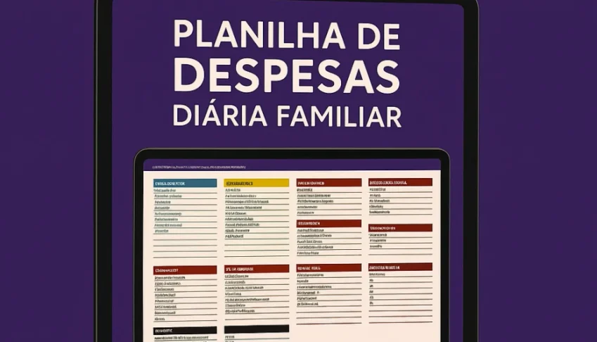 Planilha Controle Total das Suas Finanças