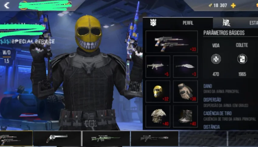 Conta Modern Strike lv50-Armas Especiais/Armaduras/Habilidad
