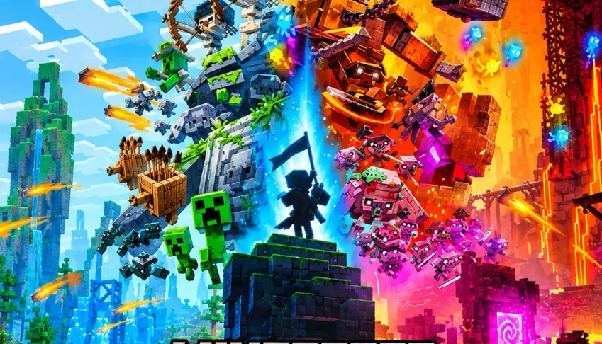 Minecraft Legends Xbox – Jogo Digital com Resgate Imediato!