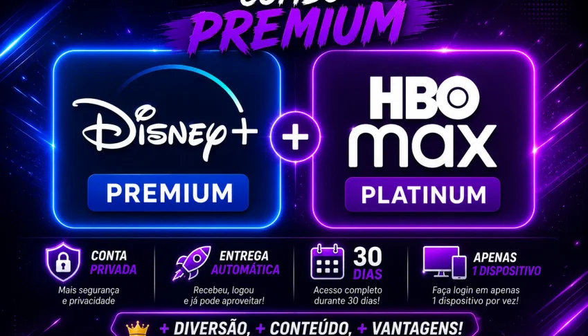 Disney Plus + Hbo max - 30 Dias (Entrega Automatica)