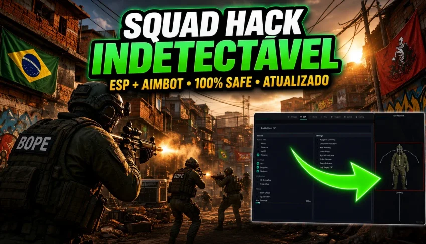 Hack/Cheat Squad Internal Indetectável