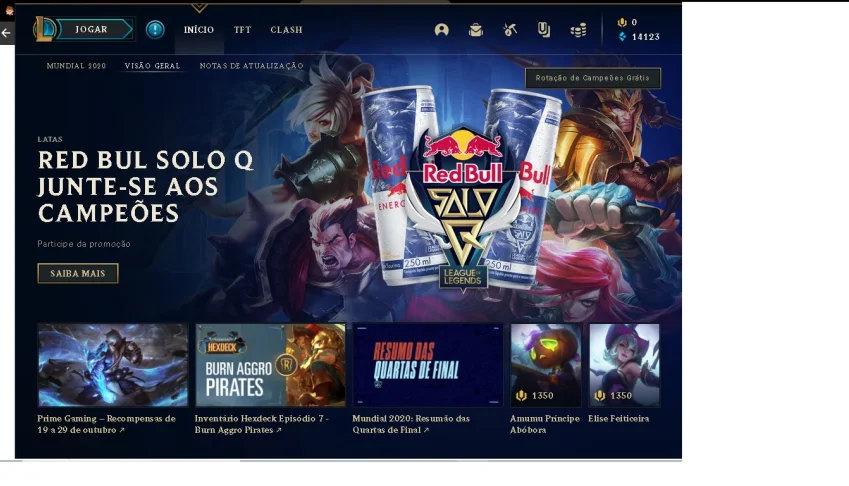 Vendo conta LoL