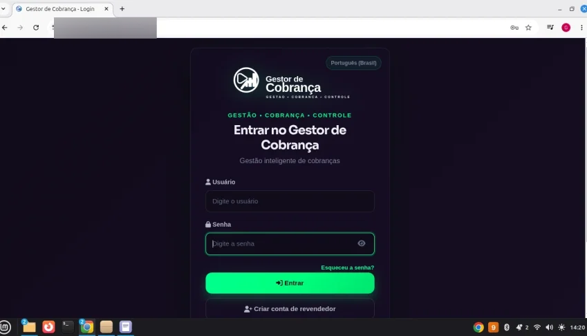 Sistema Gestor De Cobrança Completo