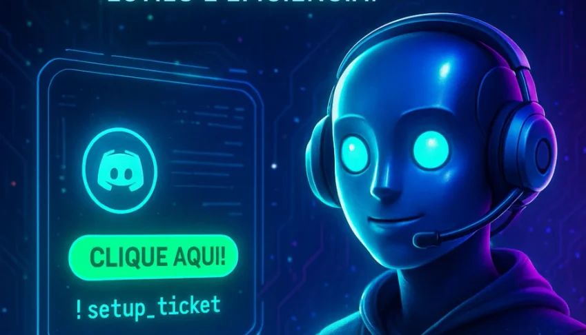 Bots de Discord Personalizados • Tickets, Vendas, Moderação