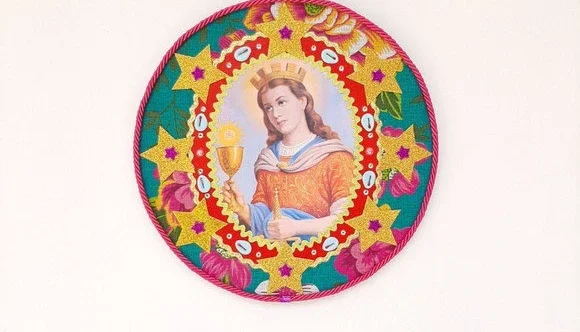 Quadro Religioso Santa Bárbara
