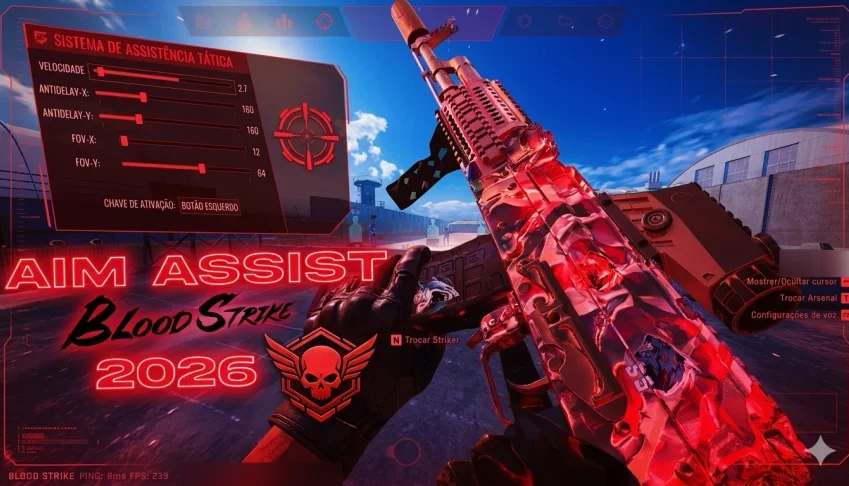 Blood Strike Pc - Aim Assist Color + Macro Hack Sem Ban ✅