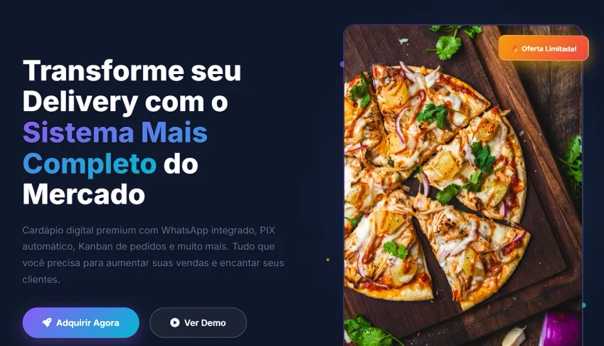 CardaPix V2 Sistema para Delivery com wpp e Pix integrado