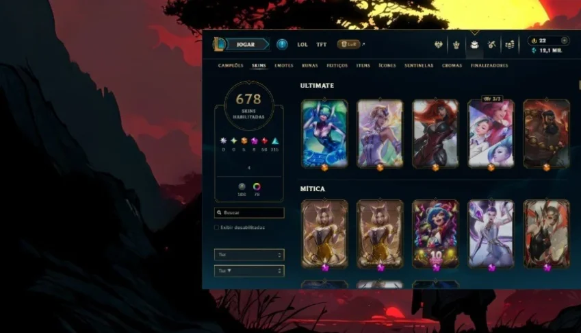 Conta de lol