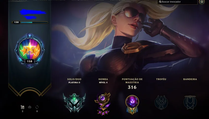 Vendo Conta Platina 2 - LoL