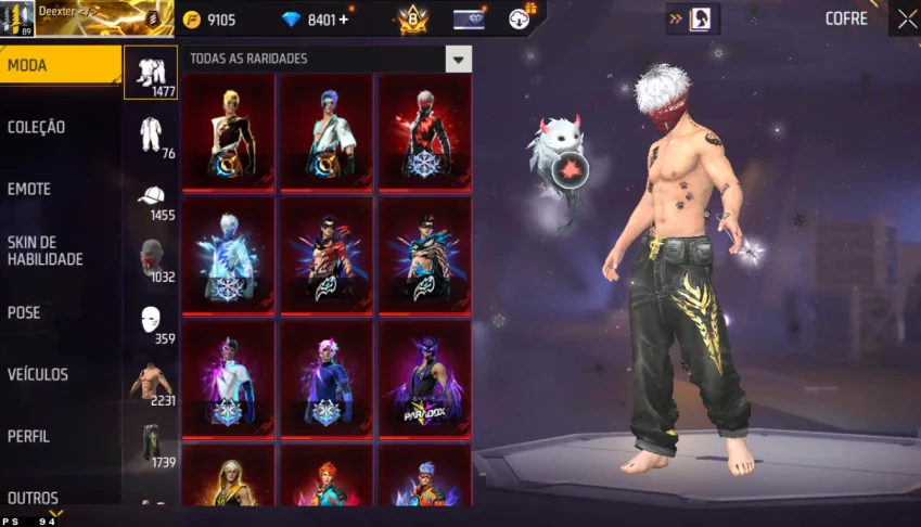 Unlock All Free Fire - Desbloqueie Tudo