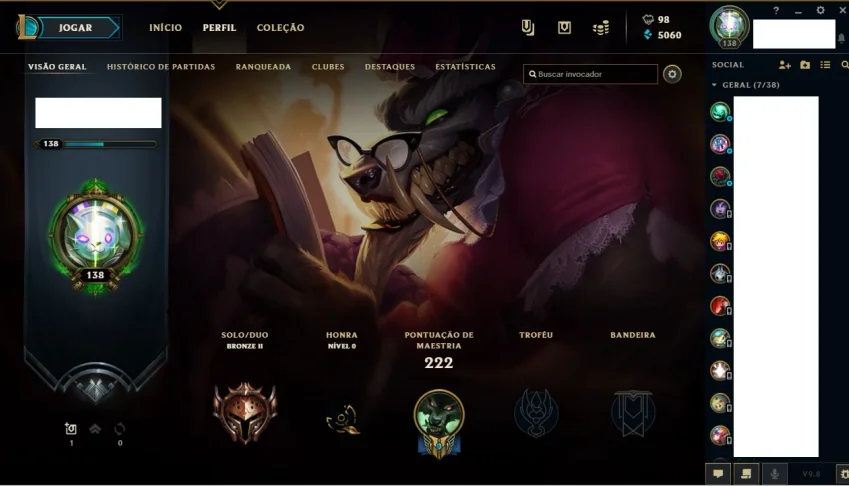 Conta lol