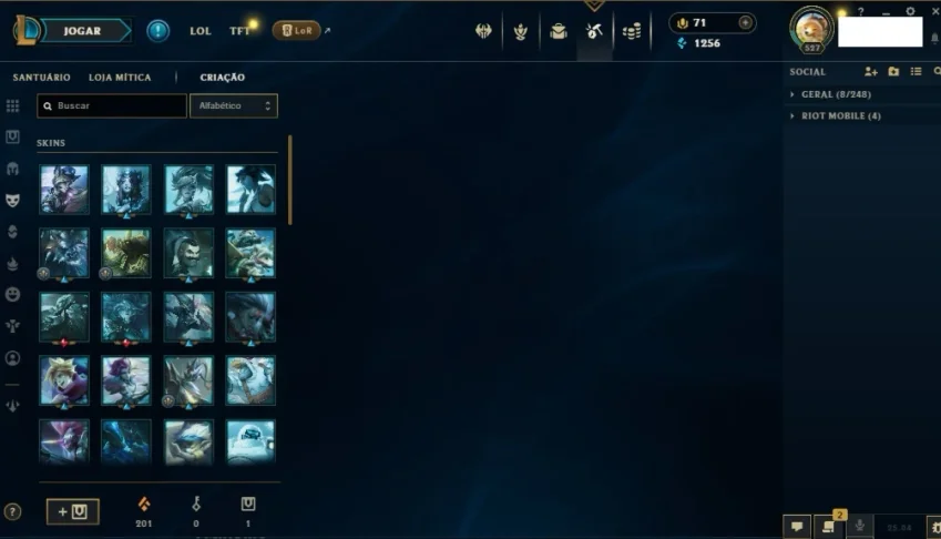 Conta League of Legends