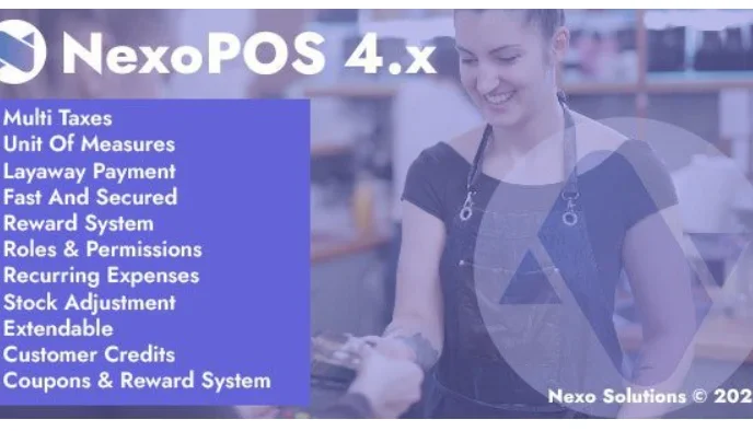 NexoPOS 5.1.0 – Gerenciador de PDV, CRM e Estoque