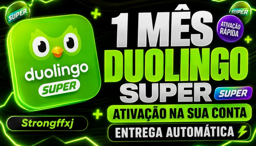 1 Mês Duolingo Super - Ativação Na Sua Conta - Entrega Auto