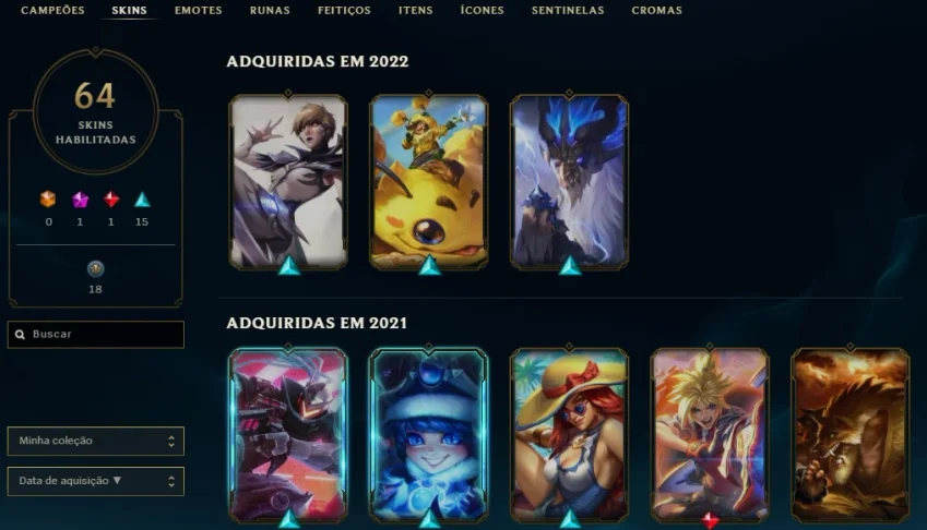 Vende-se Conta no League Of Legends, LOL