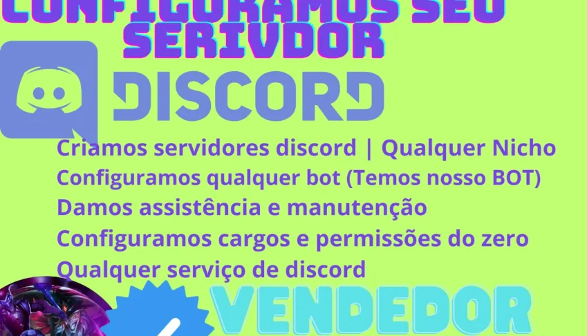 Serviços Para Discord | Criação Do 0 | Qualquer Nicho *Veja*