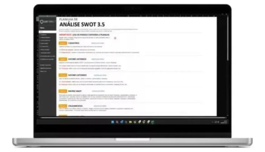 Planilha De Análise Swot 4.0