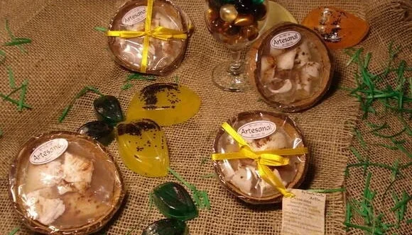Sabonete na Casca do Coco